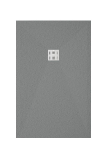 Душевой поддон из искусственного камня Zenon Korvit 4000.000.000.000.18469 90х90 серый